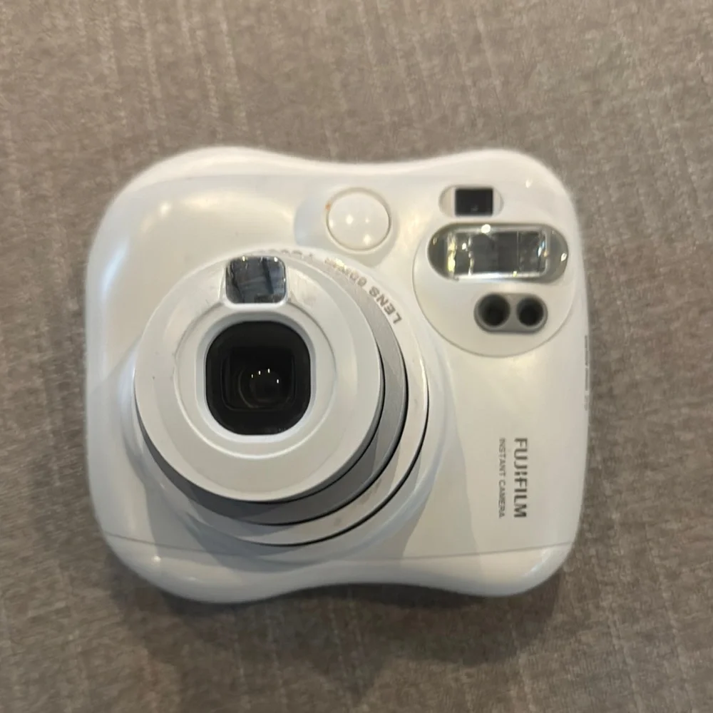Fujifilm White Instax Mini Instant Film Camera
